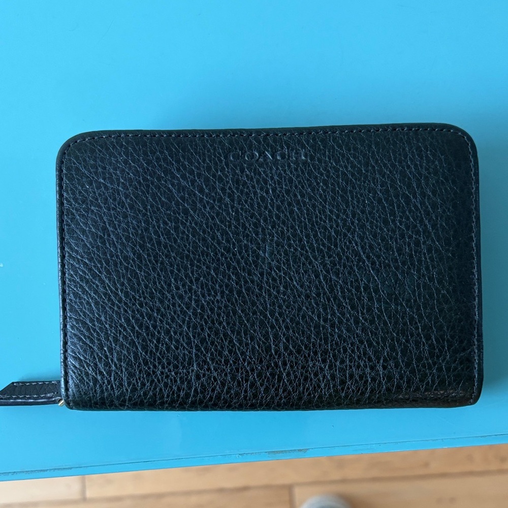 Men’s Coach Leather Key & Card Holder